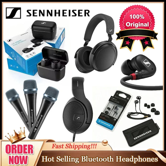 Sennheiser Wireless Bluetooth Headphones HD206 IE900 Sport Headphones HD400S Resolution HIFI Noise Reduce Original Microphone
