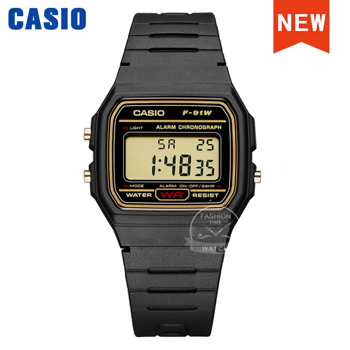 Casio Versatile Small Square Watch Retro Comfortable Design Classic Style for Casual Wear F-91WG-9