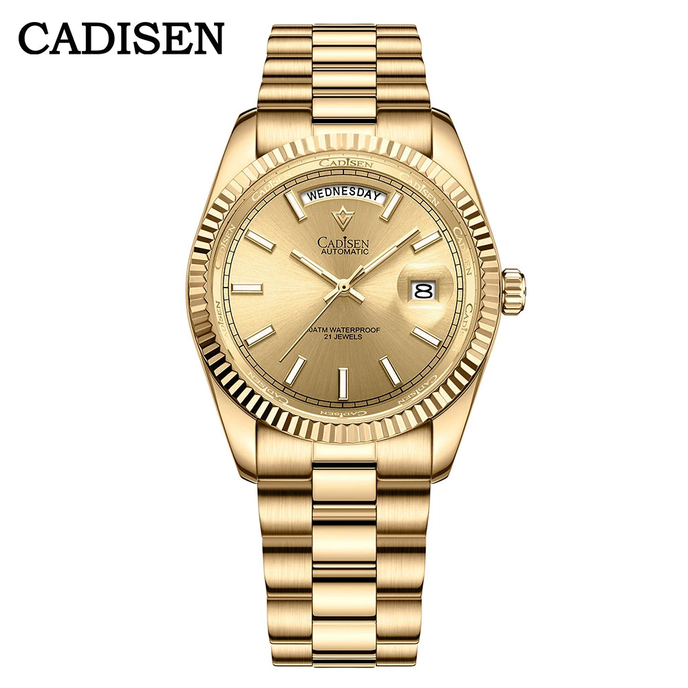 CADISEN DD40 Men Watches Luxury Automatic Watch Men AR Sapphire Glass Mechanical Wristwatch Men 10Bar MIYOTA 8285 Movt 2023 New