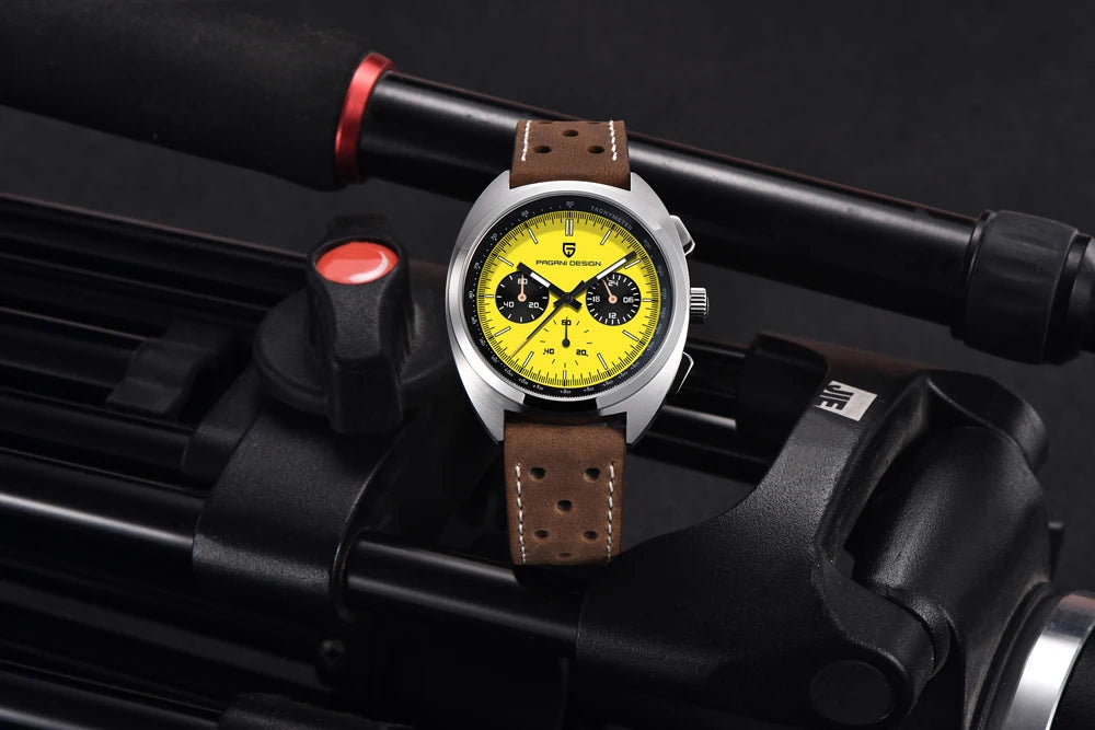 2025 New PAGANI DESIGN Men's Watches Top Luxury Quartz Watch For Men VK63 Chronograph Wristwatch Luminous AR Sapphire Clock Gift