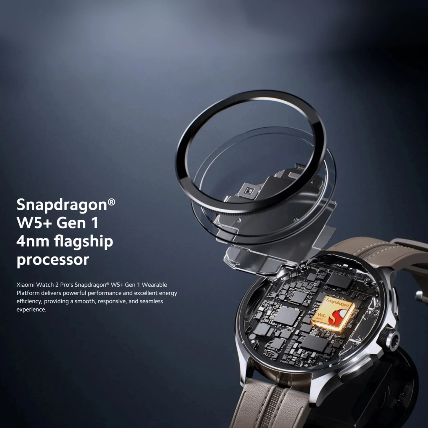 Xiaomi Watch 2 Pro 2GB 32GB 1.43" AMOLED Display 326 PPI 150+ Sports Modes Qualcomm Snapdragon W5+ Gen 1 Magnetic Charge 54.5g