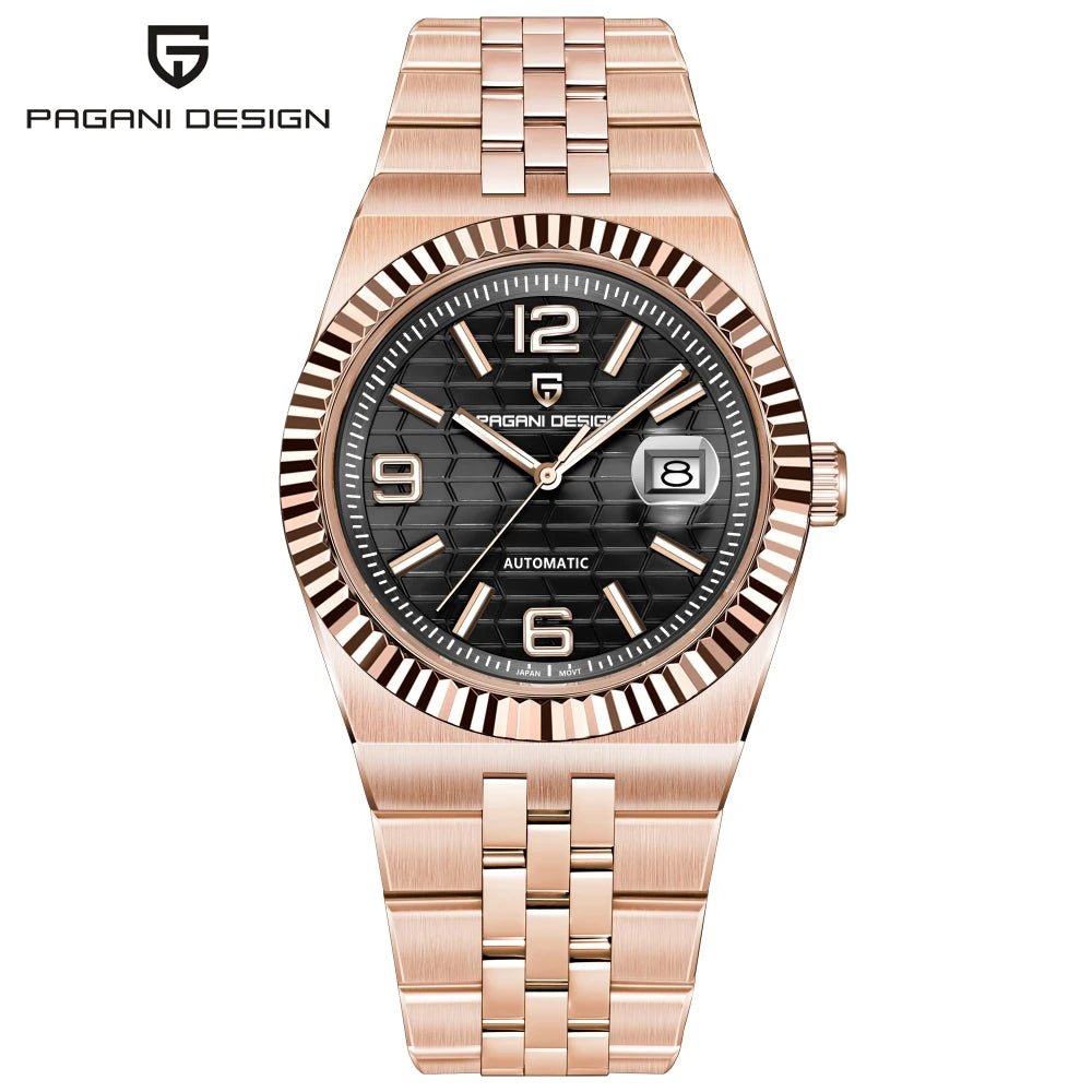 PAGANI DESIGN 2025 Men Mechanical Watches Men Luxury Automatic Watch For Man AR Sapphire Mirror Waterproof Luminous With Box