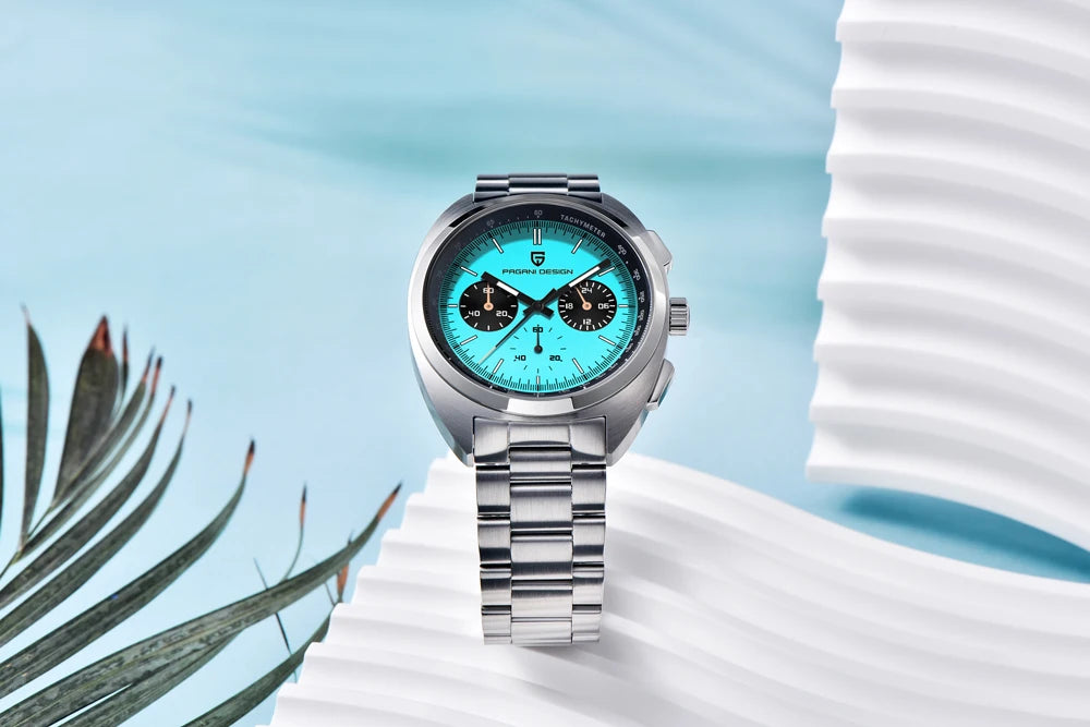 2025 New PAGANI DESIGN Men's Watches Top Luxury Quartz Watch For Men VK63 Chronograph Wristwatch Luminous AR Sapphire Clock Gift