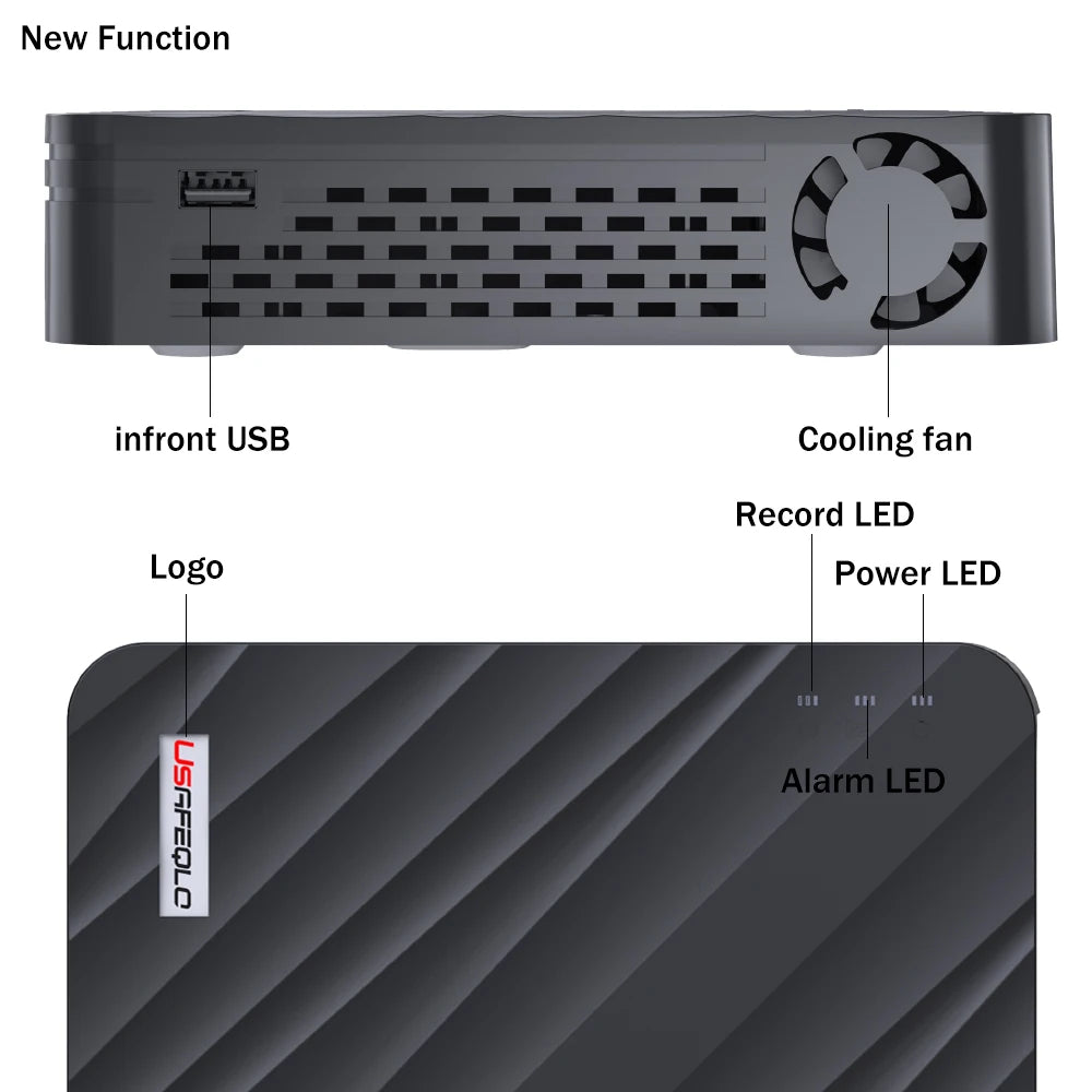 H.265 Max 12MP Output CCTV NVR 10CH 16CH 32CH 36CH 4K/12MP Security Video H.265 Motion Detect P2P CCTV NVR Face Detection