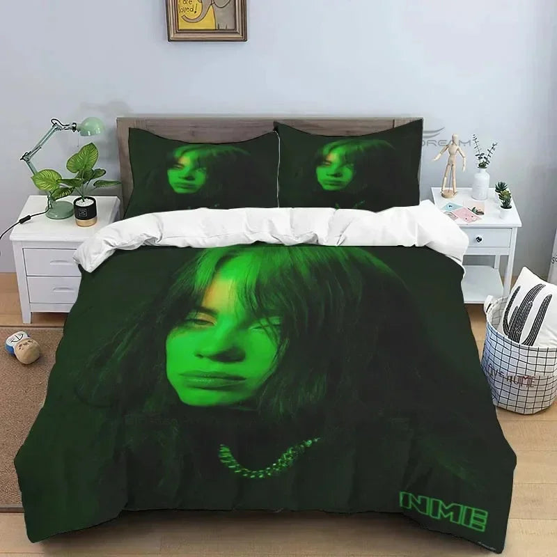 Popular Star B-E Singer Bedding Set Duvet Cover Bed Set Quilt Cover Pillowcase Comforter king Queen Size Boys Adult Bedding Set
