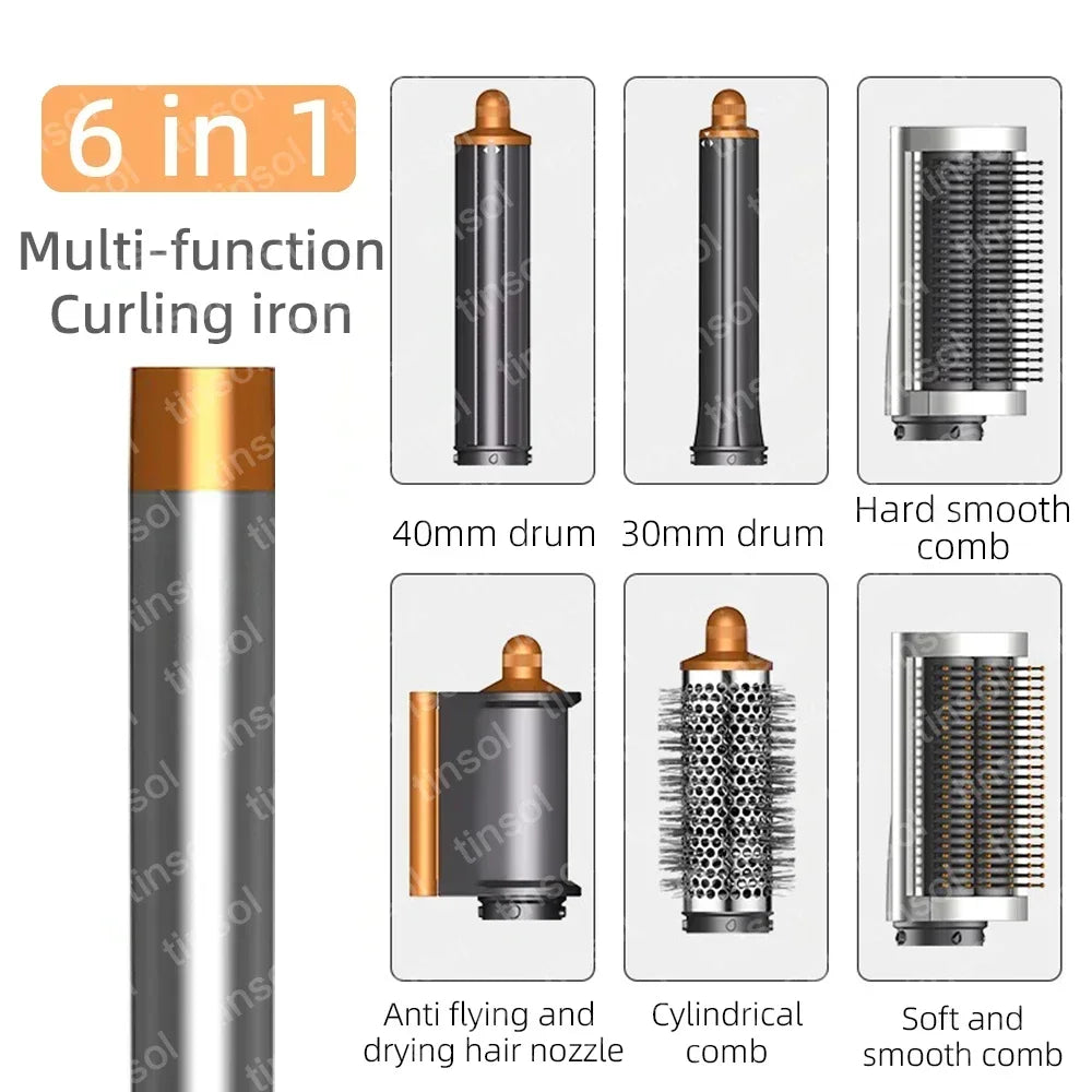 7-in-1 multifunctional curling iron  hair dryer and straightener set, styling tool that allows salon-quality styling at home