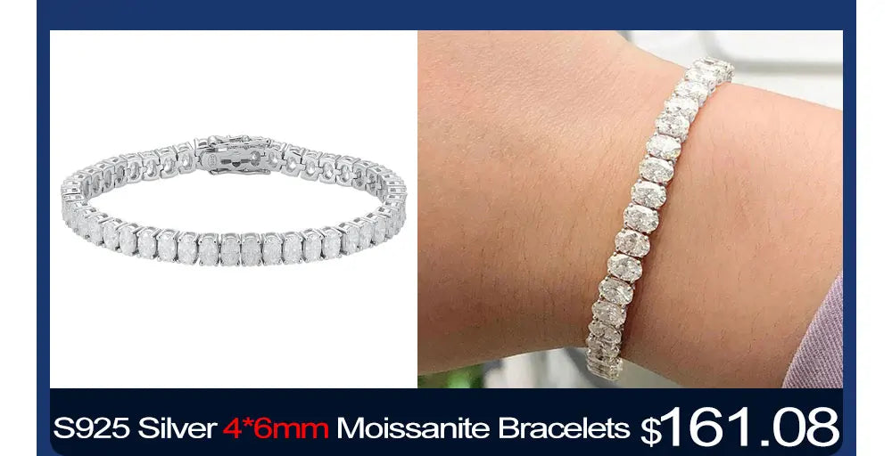 1-4CT Oval Cut Moissanite Rings for Women Sparkling Diamond 925 Sterling Silver Engagement Wedding Band Jewelry With Certificate