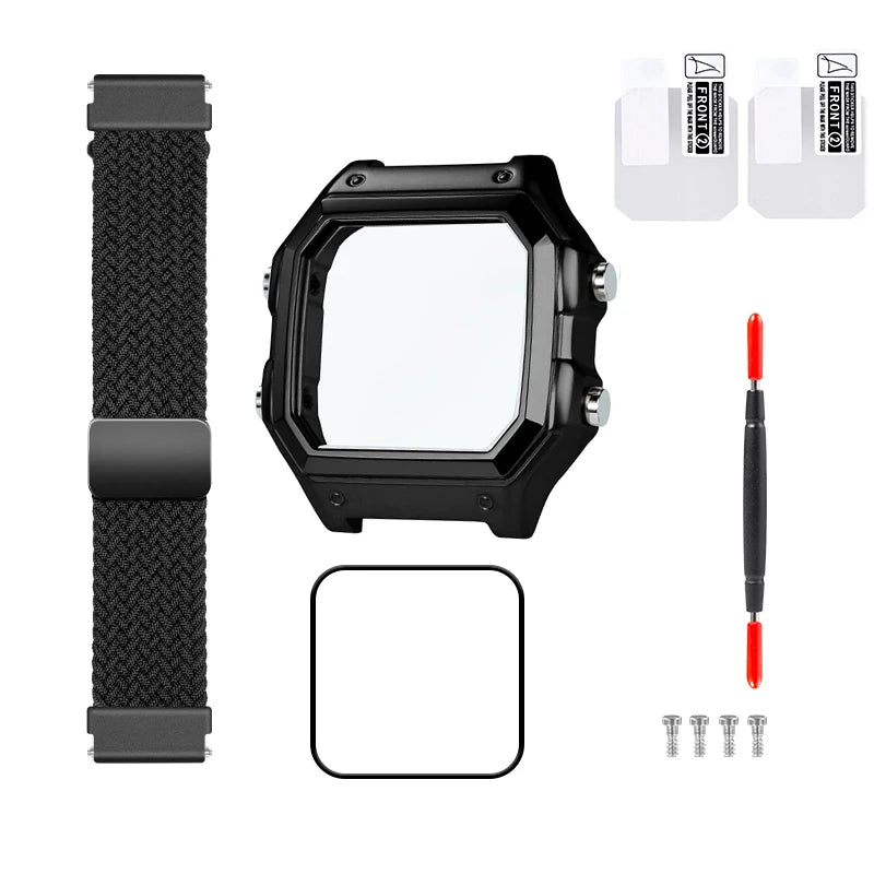 Casio AE1200 case mod kit modification all metal case 3299 AE-1200 bezel glass waterproof ring kit 304 stainless steel part