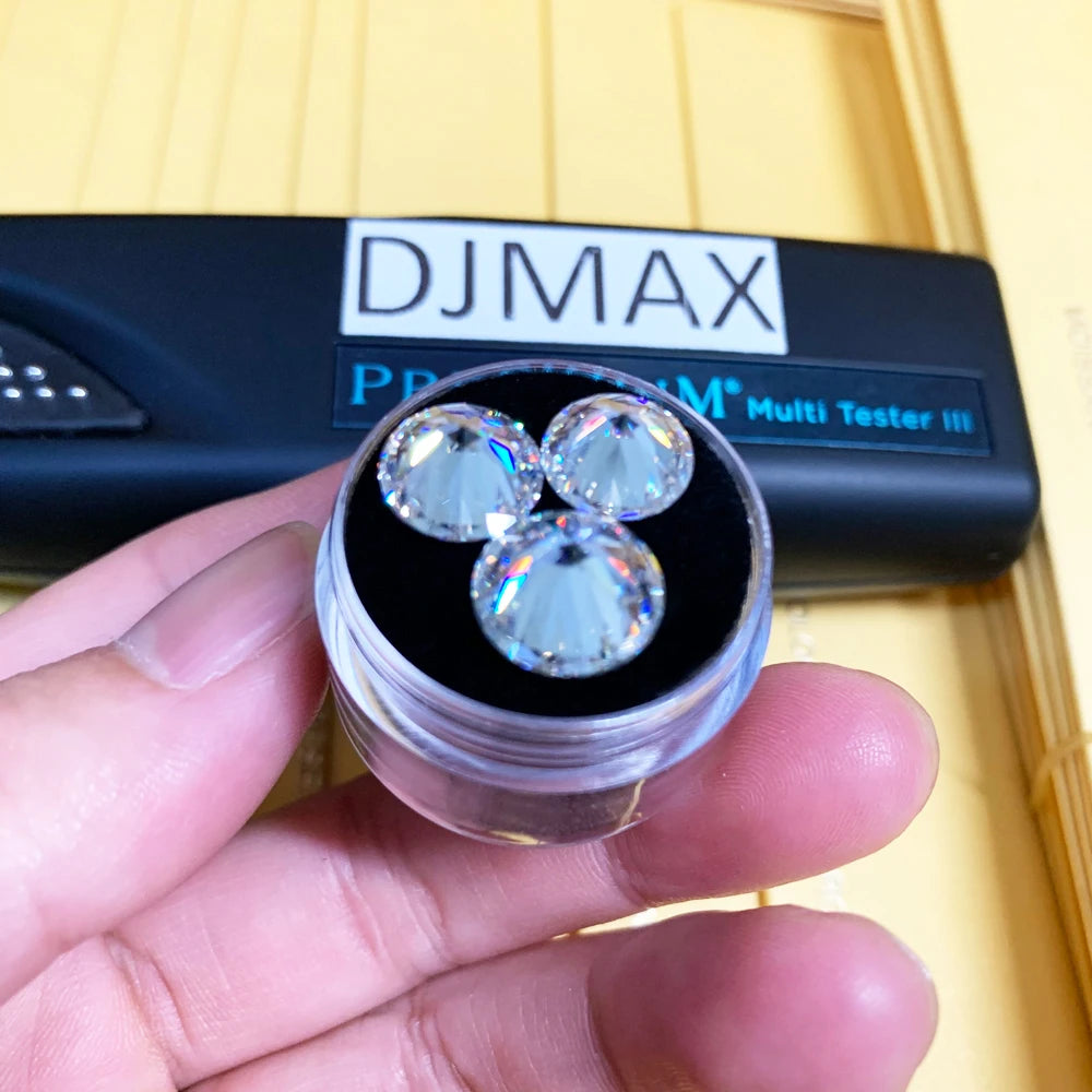 Earrings D Color Super White Moissanite Diamond Round / Oval / Pear / Radiant / Emerald / Heart / Princess / Cushion / Asscher Shape