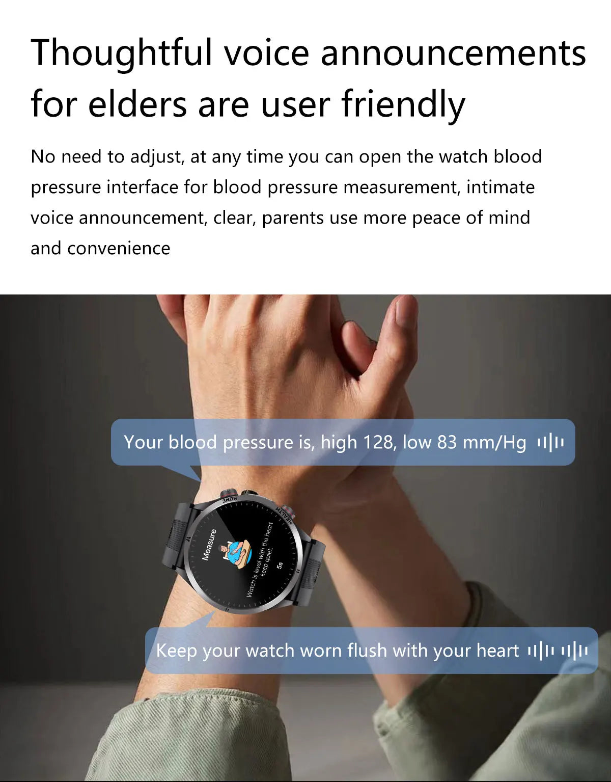 Smartwatch AMOLED Screen Call ECG Sport Watchs Air pump Measurement BP Micro physical examination AI dial Smart Watch Men Women