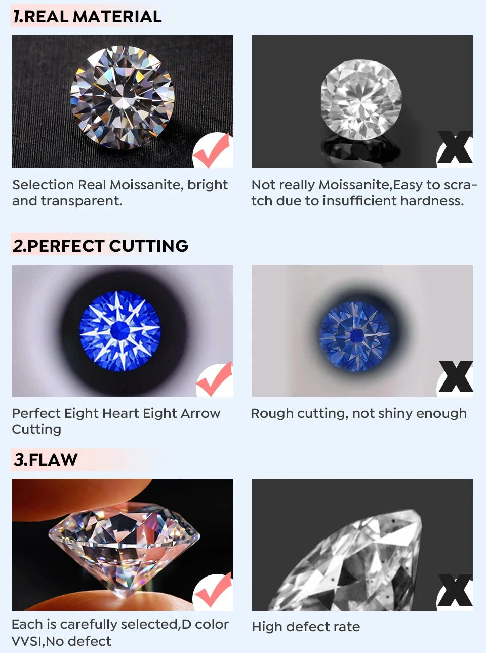 Real 925 Silver Moissanite Jewelry Set for chrm lady ring earring pendant necklace  Solitaire set for female dating party gift