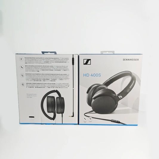 Sennheiser HD 400S wired earphones, headphone style music earphones, gaming intelligent wired control upgraded sound quality