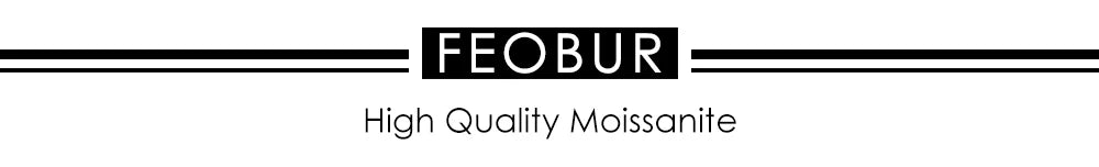 FEOBUR 2/3/5CT Green Moissanite Rings for Women Certified 925 Sterling Silver Lab Diamond Engagement Ring Wedding Jewelry GRA