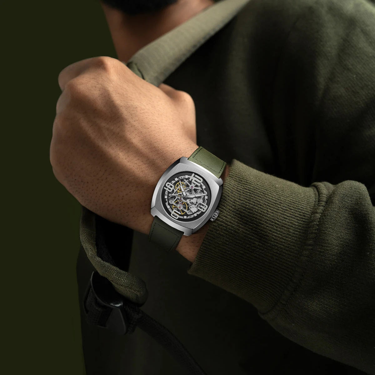 2025 Seagull Men's Mechanical Watches 44MM Skeleton Dial Luxury Man Wristwatch Sapphire Stainless Steel Waterproof Clock 6167