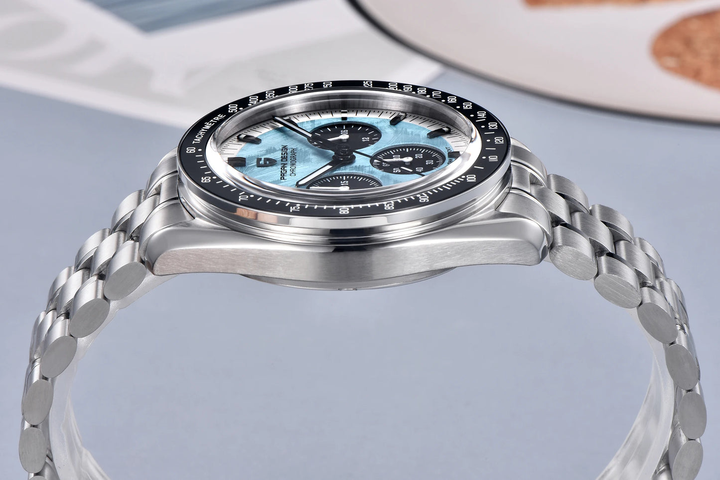 PAGANI DESIGN PD1701 Gold Luxury Men's Watches Quartz Wristwatches Chronograph VK63 Watch For Men AR Sapphire Mirror Clock Gifts