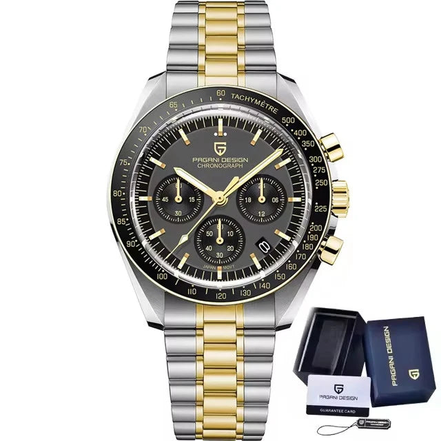 PAGANI DESIGN Men's Watches Top brand Luxury Men Quartz Wrist Watch Automatic Date Speed Great Master Chronograph Reloj Hombre