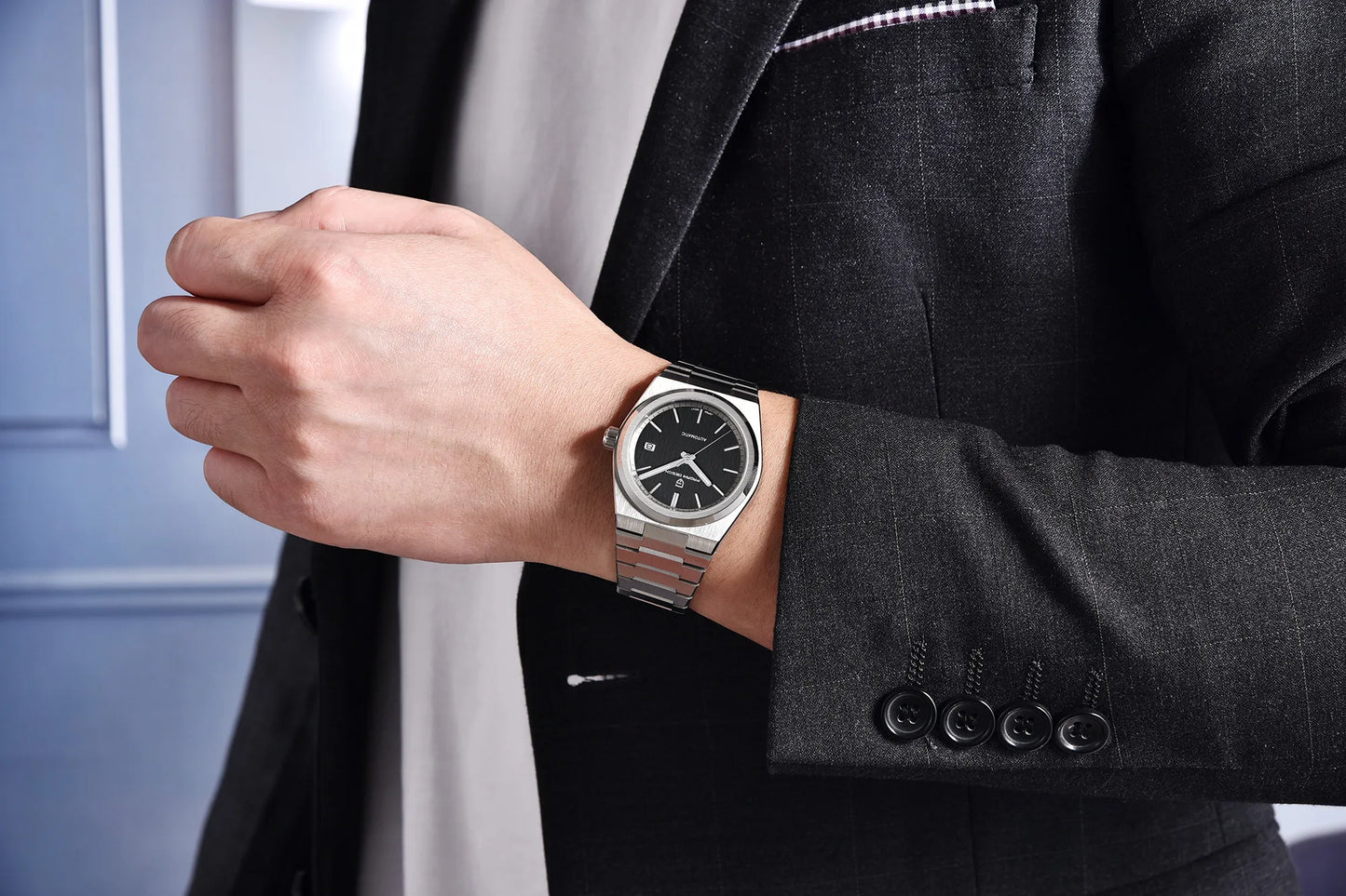 Pagani Design 2024 New 40MM Men's Automatic Mechanical Watch Nh35 Luminous C3 Sapphire Stainless Steel Waterproof 10Bar Reloj Ho