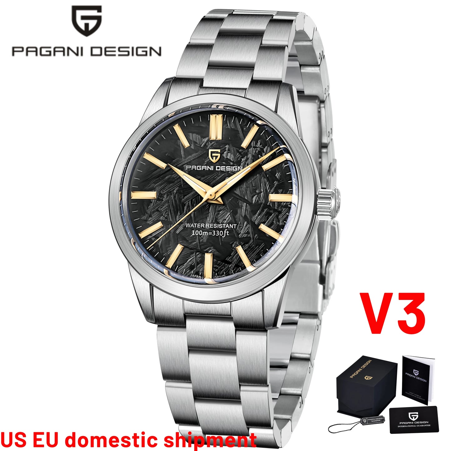 PAGANI DESIGN 2025 New 40MM Men's Quartz Watches Top Luxury Ultra thin fashion Watch For Men  AR Sapphire Mirror Wrist watch