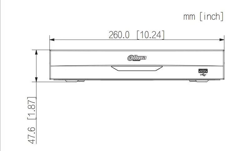 Dahua NVR4104HS-4KS3 4CH 4k NVR & NVR4108HS-EI 8CH AI NVR & NVR4116HS-4ks3 16ch without POE WizSense AI Network Video Recorder