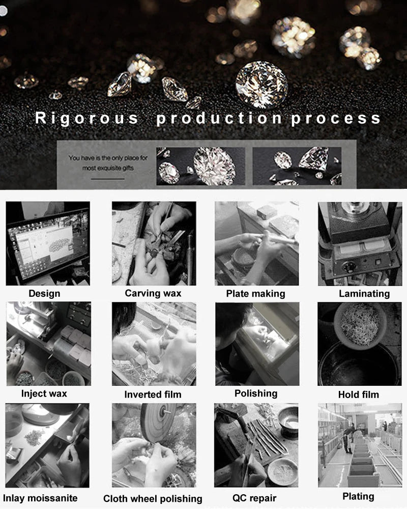 Smyoue Each 0.2-2CT Certified Moissanite Stud Earrings for Women 4 Claw Sparkling Wedding Party Jewelry Sterling Silver S925