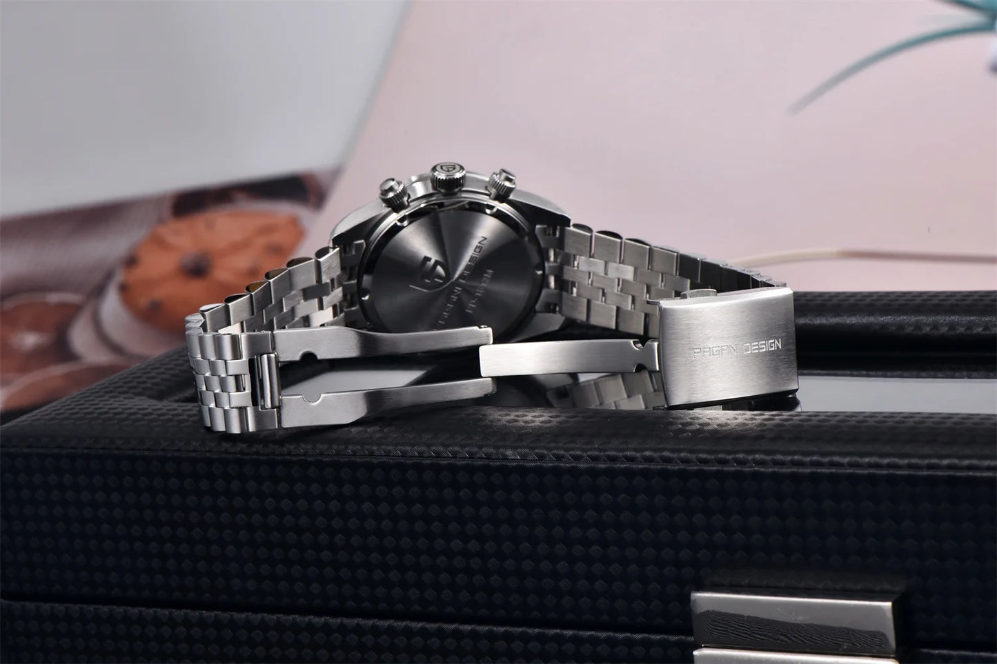 2025 New PAGANI DESIGN BB Flamingo Chronograph Luxury Sports Quartz Watch Men Sapphire mirror 100M Waterproof Fashion Wristwatch