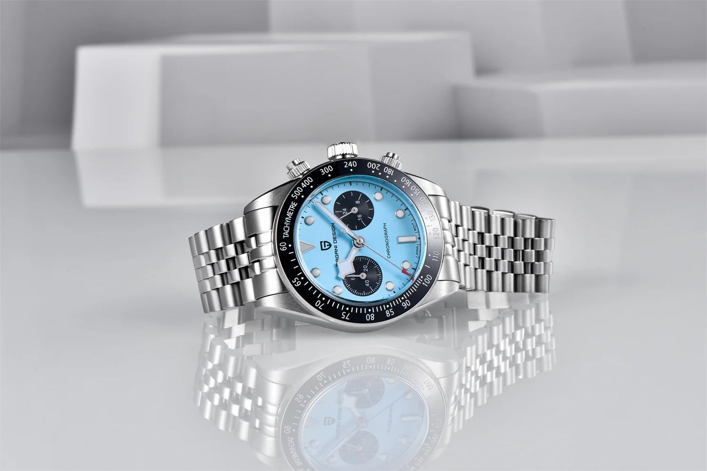 2025 New PAGANI DESIGN BB Flamingo Chronograph Luxury Sports Quartz Watch Men Sapphire mirror 100M Waterproof Fashion Wristwatch