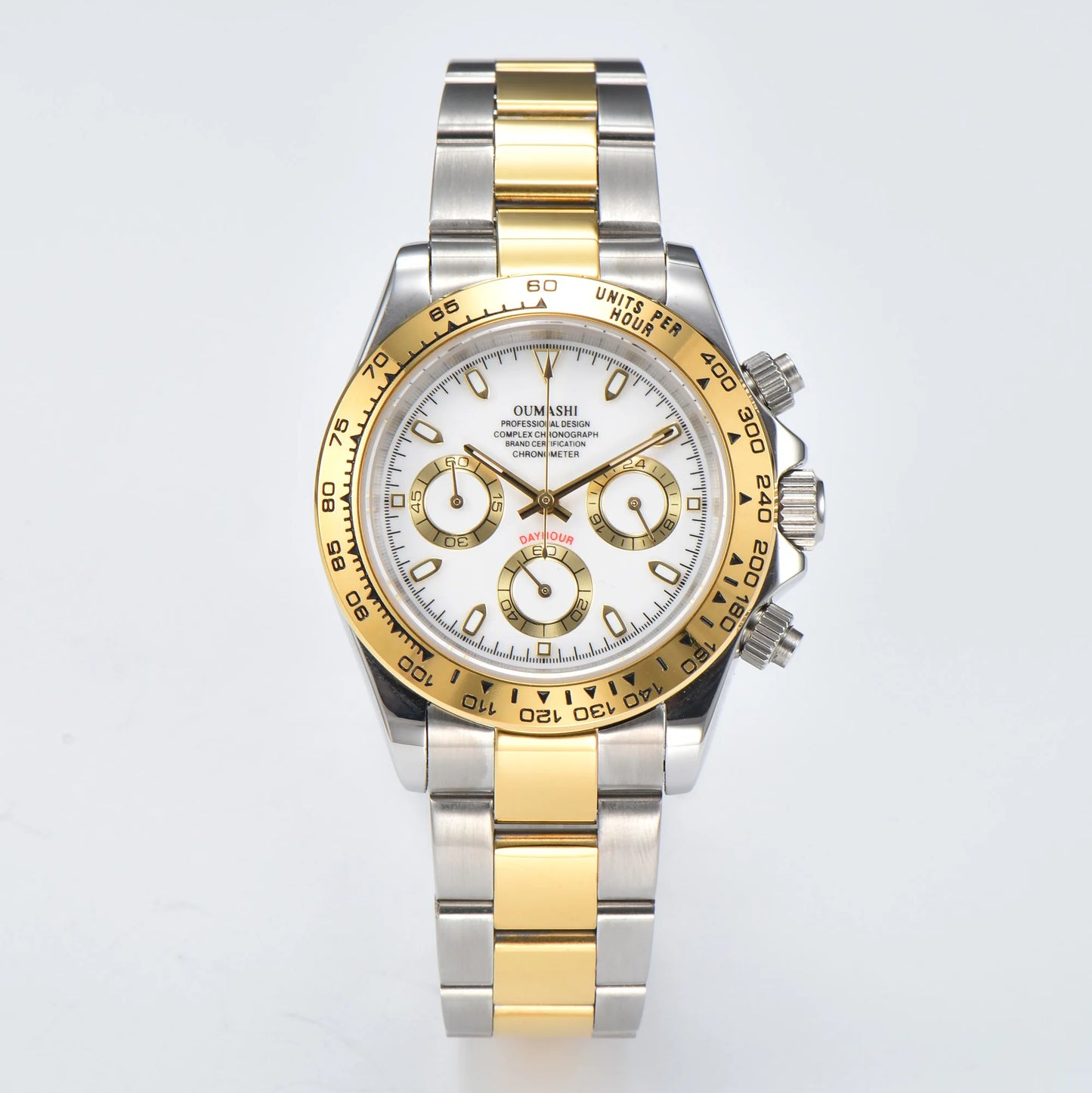 Luxury Sports Quartz Watch Sapphire Glass 316L stainless steel waterproof for men's custom watches with VK63 watch movement