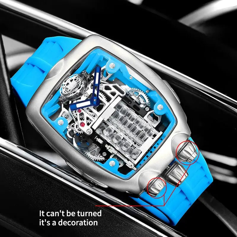 PINDU Design Mens Watches Top Brand Luxury Military Sport Men NH05 Automatic Watch Waterproof Mechanical Watches Men montre homm