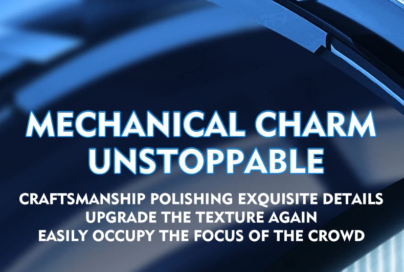 HANBORO Square Men's Fully Automatic Mechanical Watch Multi functional Fashion Trend Watch