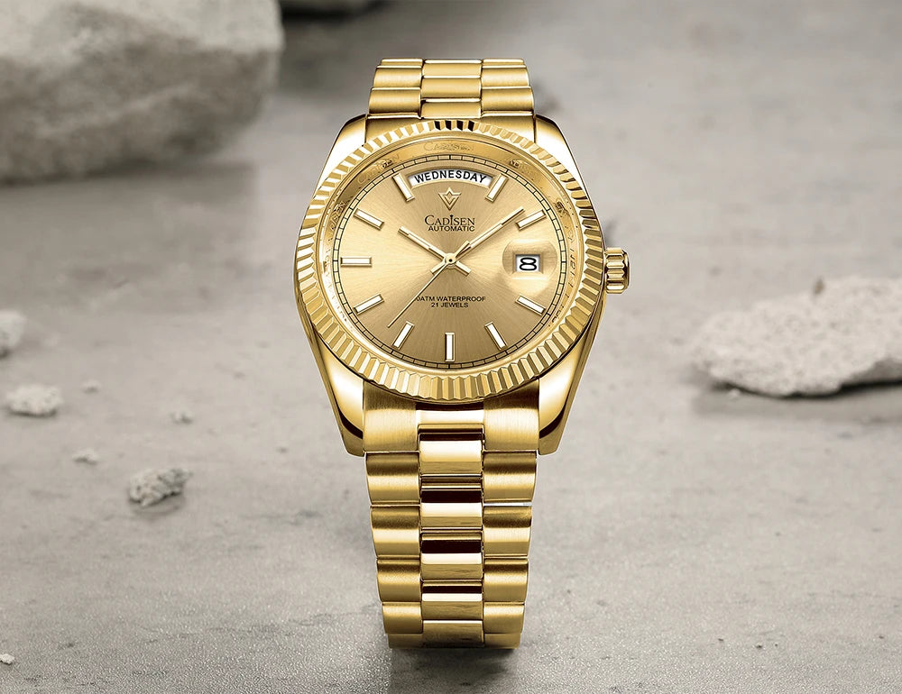 CADISEN DD40 Men Watches Luxury Automatic Watch Men AR Sapphire Glass Mechanical Wristwatch Men 10Bar MIYOTA 8285 Movt 2023 New