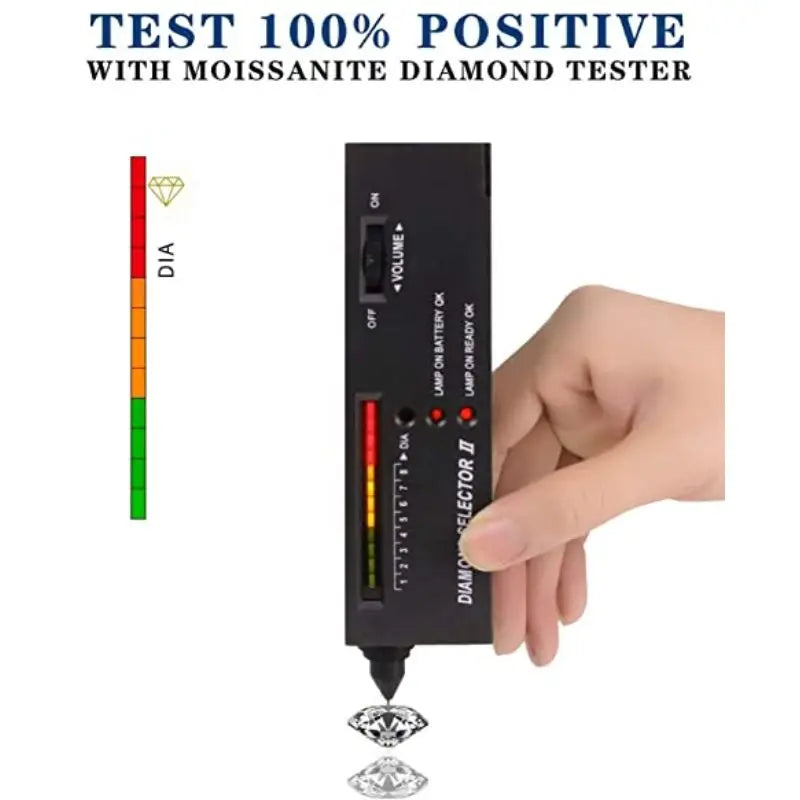 925 Sterling Silver 2.5-5 Carat Moissanite Diamond 5 Pcs Half Row Luxury Ring Trend Fashion Men Ladies Birthday Gift Wedding