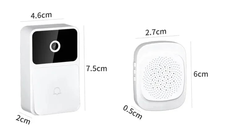 WIFI Video Doorbell Camera Smart Home Security Wireless Night Vision HD Door Bell Two Way Intercom Voice Change For Home