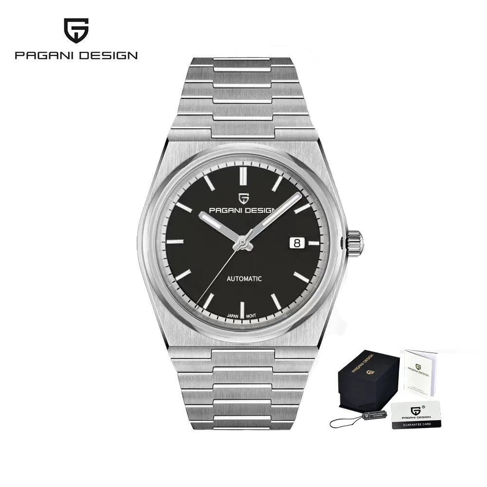 Pagani Design 2024 New 40MM Men's Automatic Mechanical Watch Nh35 Luminous C3 Sapphire Stainless Steel Waterproof 10Bar Reloj Ho