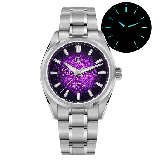 Watchdives WD0003C 38mm Men Watch VH31 Sweep Seconds Quartz Movement Sapphire ice Crack Dial Luminous 10Bar Waterproof Watches