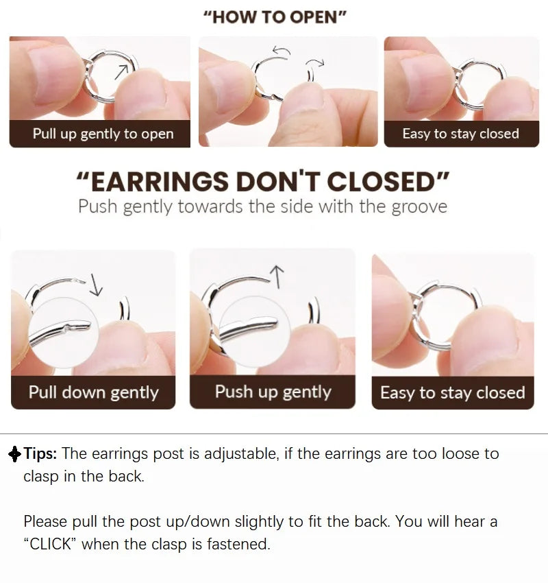 Solitaire 1ct D Moissanite Earrings for Women 2023 Diamond Sterling Silver Hoop Earrings 925 Drop Earrings Girls 14k Gold Plated