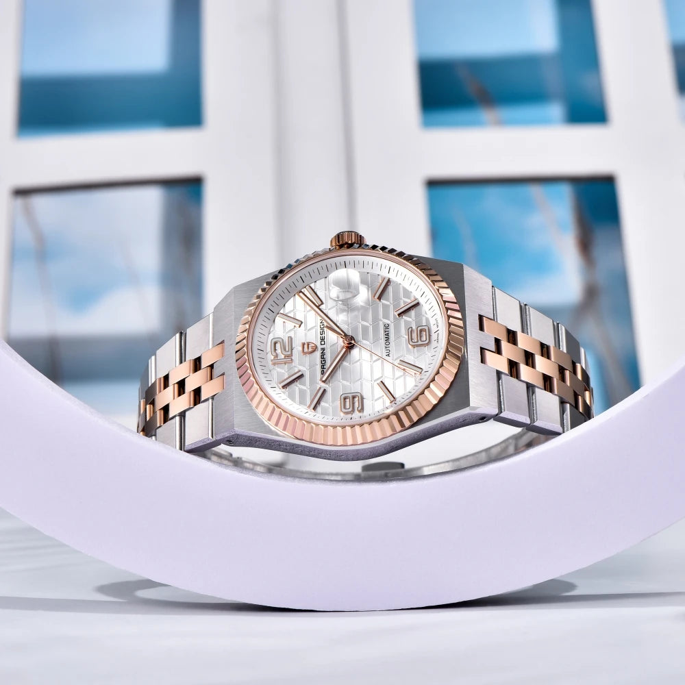 PAGANI DESIGN 2025 Men Mechanical Watches Men Luxury Automatic Watch For Man AR Sapphire Mirror Waterproof Luminous With Box