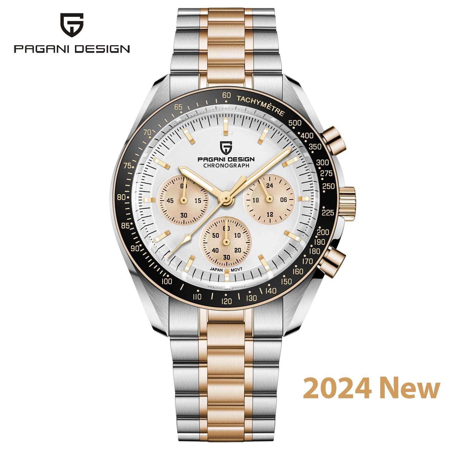 PAGANI DESIGN 2025 New AK Project Men's Watches Luxury Quartz Wrist Watch For Men AR Sapphire Speed Chronograph Automatic Date
