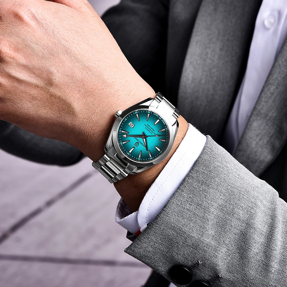 PAGANI DESIGN 2025 40MM Men's Watches Luxury Automatic Watch For Men Mechanical Watch Stainless Steel luminous business Watches