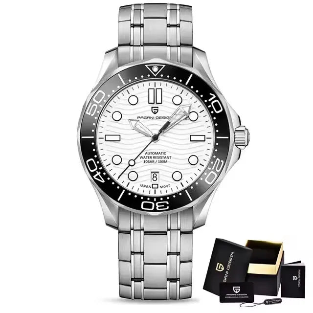 2025 New PAGANI DESIGN 007 Men's Watches Luxury Automatic Watch For Man NH35 Mechanical Wristwatches AR Sapphire Luminous Clock