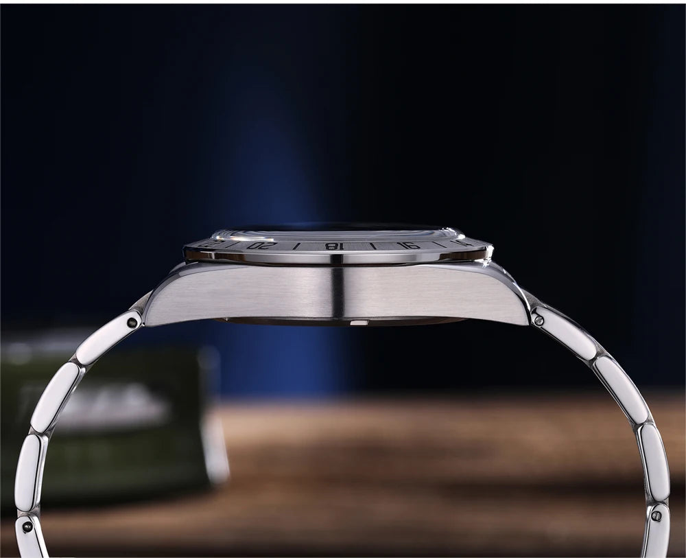 ADDIESDIVE AD2035 Watch For Men Swiss Ronda 515-24H BGW9 Luminous 20Bar Waterproof Bubble Mirror Glass GMT Quartz Watches reloj