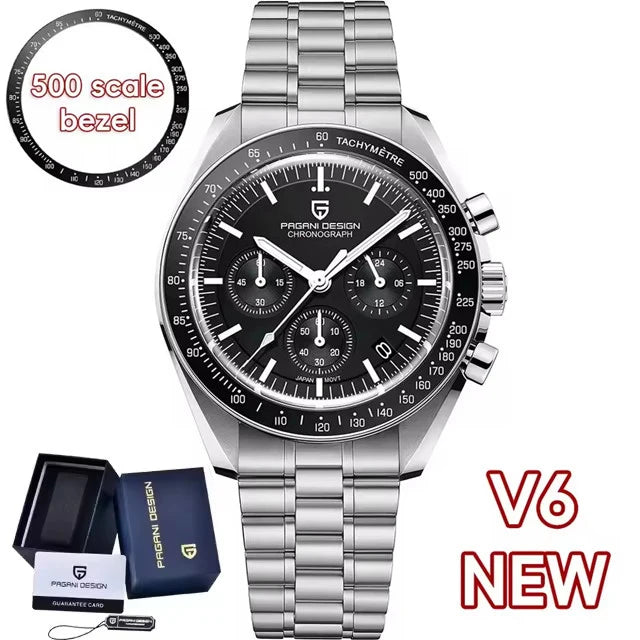 PAGANI DESIGN Men's Watches Top brand Luxury Men Quartz Wrist Watch Automatic Date Speed Great Master Chronograph Reloj Hombre