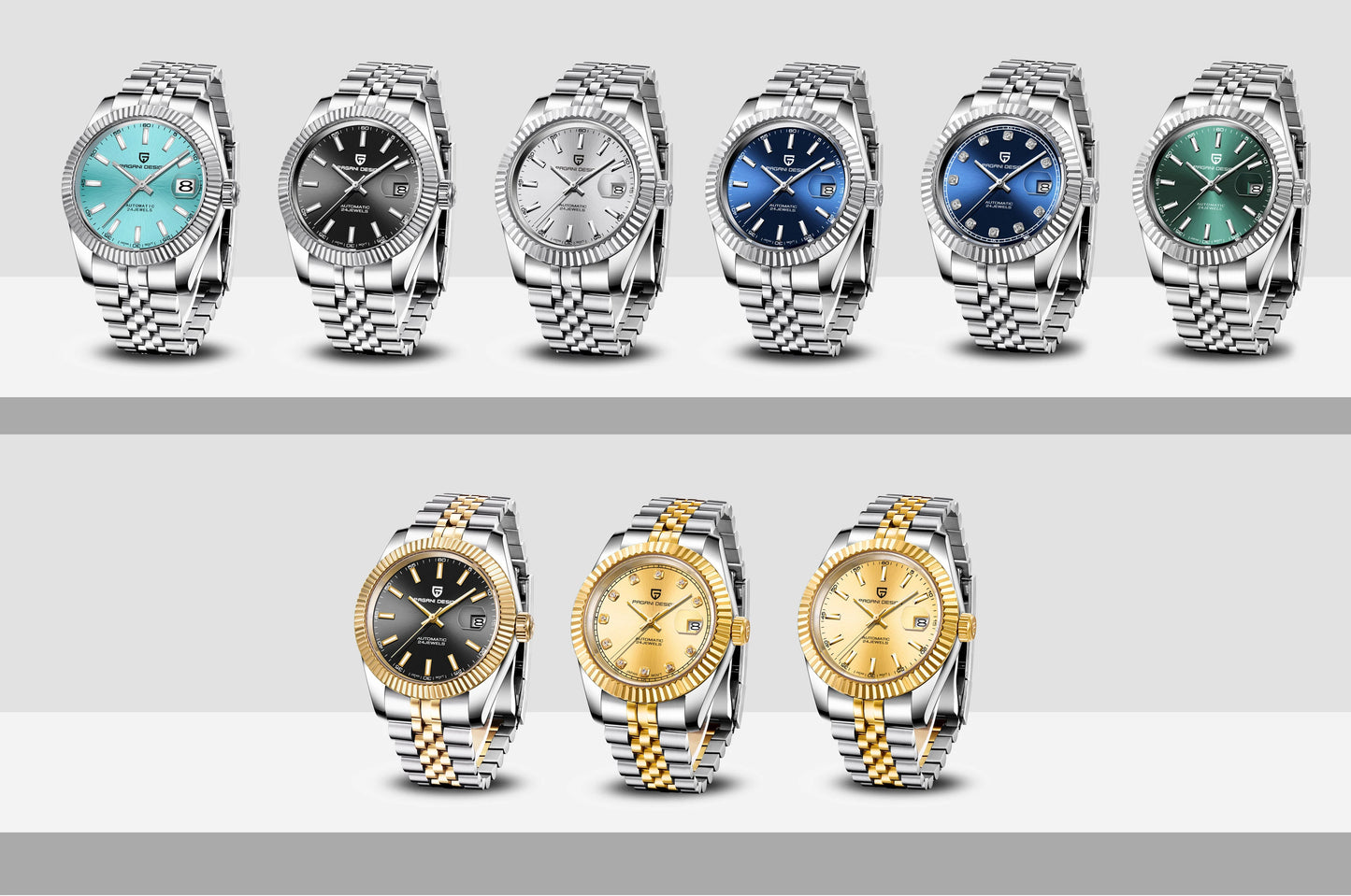 2025 New PAGANI DESIGN PD-1645 V3 Men's Mechanical Watches Business Sapphire Glass Automatic 42MM Stainless Steel Watch for Men