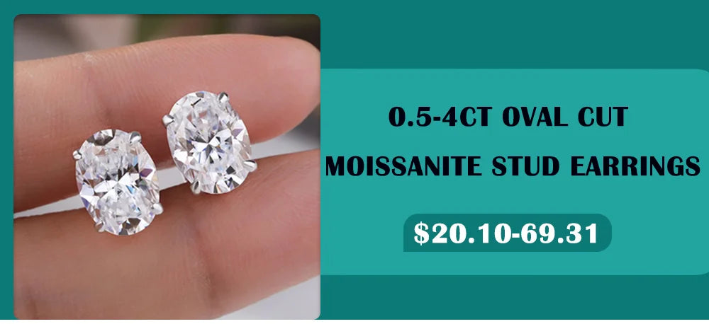 4.5CT Oval Cut Full Moissanite Engagement Ring for Women S925 Silver Plated 18K Gold Hidden Halo Diamond Wedding Band JewelryGRA