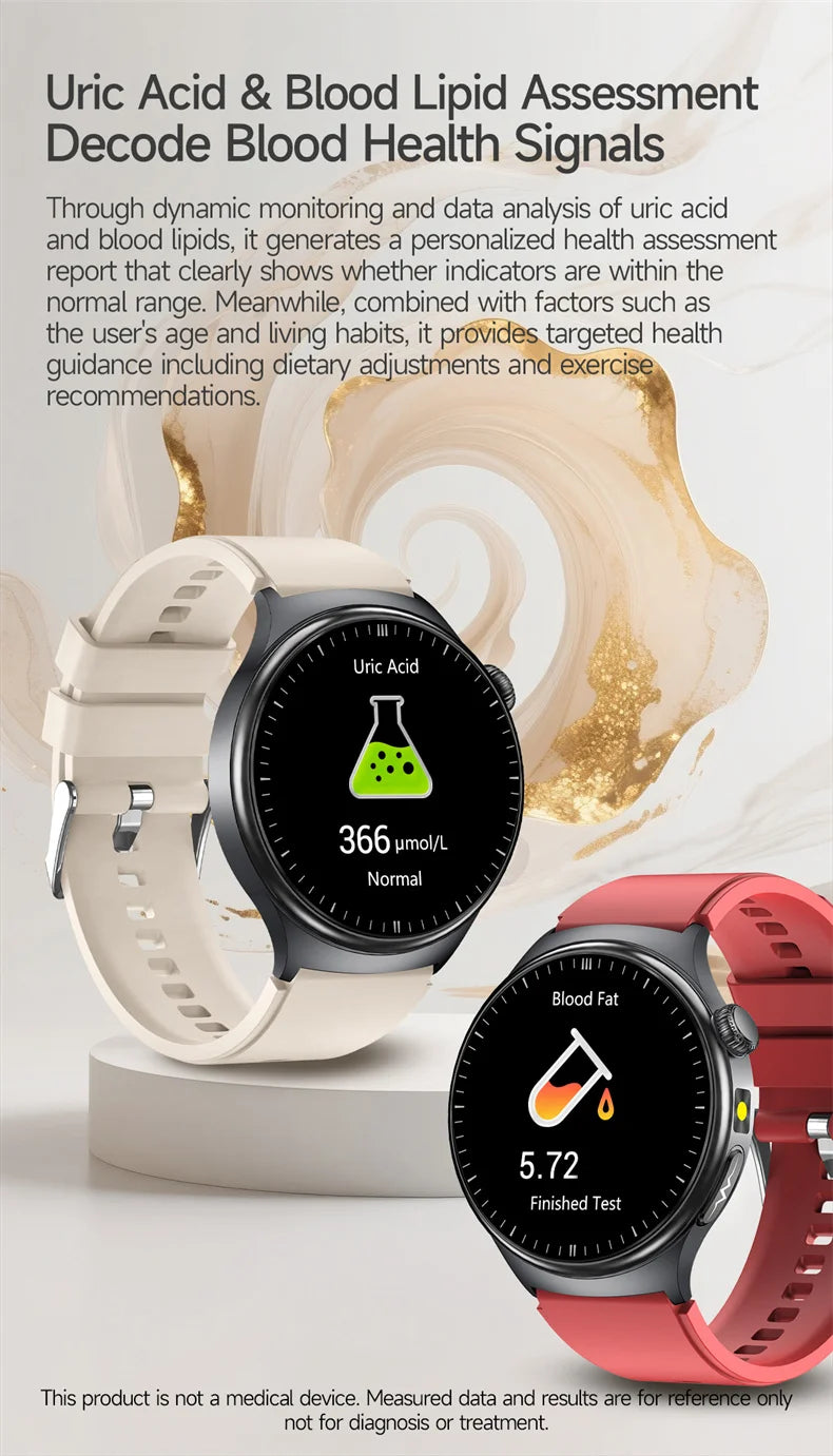 2026New Health Sport ECG AI Diagnosis Smart Watches Men Heart Rate Blood Pressure IP68 Waterproof Smartwatches For Men women