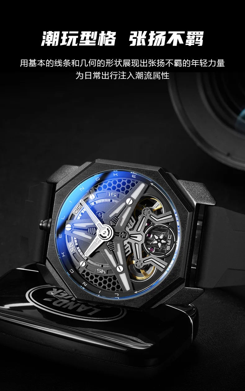 Pagani Designs Watches For Men Multifunctiona Chronograph Wristwatch Waterproof Luminous Mens Automatic Watch Reloj Montre Homme
