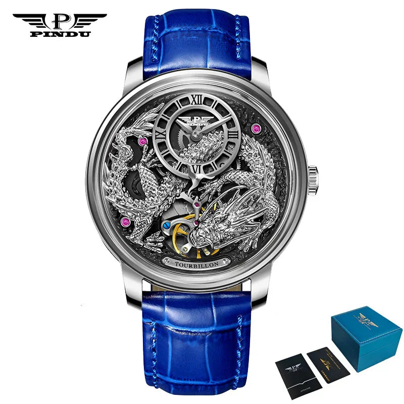 PINDU Develops And Designs New M2797B Automatic Mechanical Watch Men Watches 45.5MM Luxury High-end Quality Wristwatch Men Gift