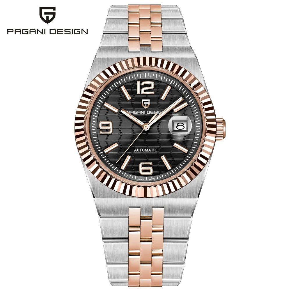 PAGANI DESIGN 2025 Men Mechanical Watches Men Luxury Automatic Watch For Man AR Sapphire Mirror Waterproof Luminous With Box
