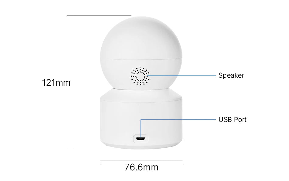 Hiseeu 2K 4MP PTZ IP Camera WIFI Wireless Smart Home Security Surveillance Camera Two-way Audio Indoor Baby Pet Monitor Camera