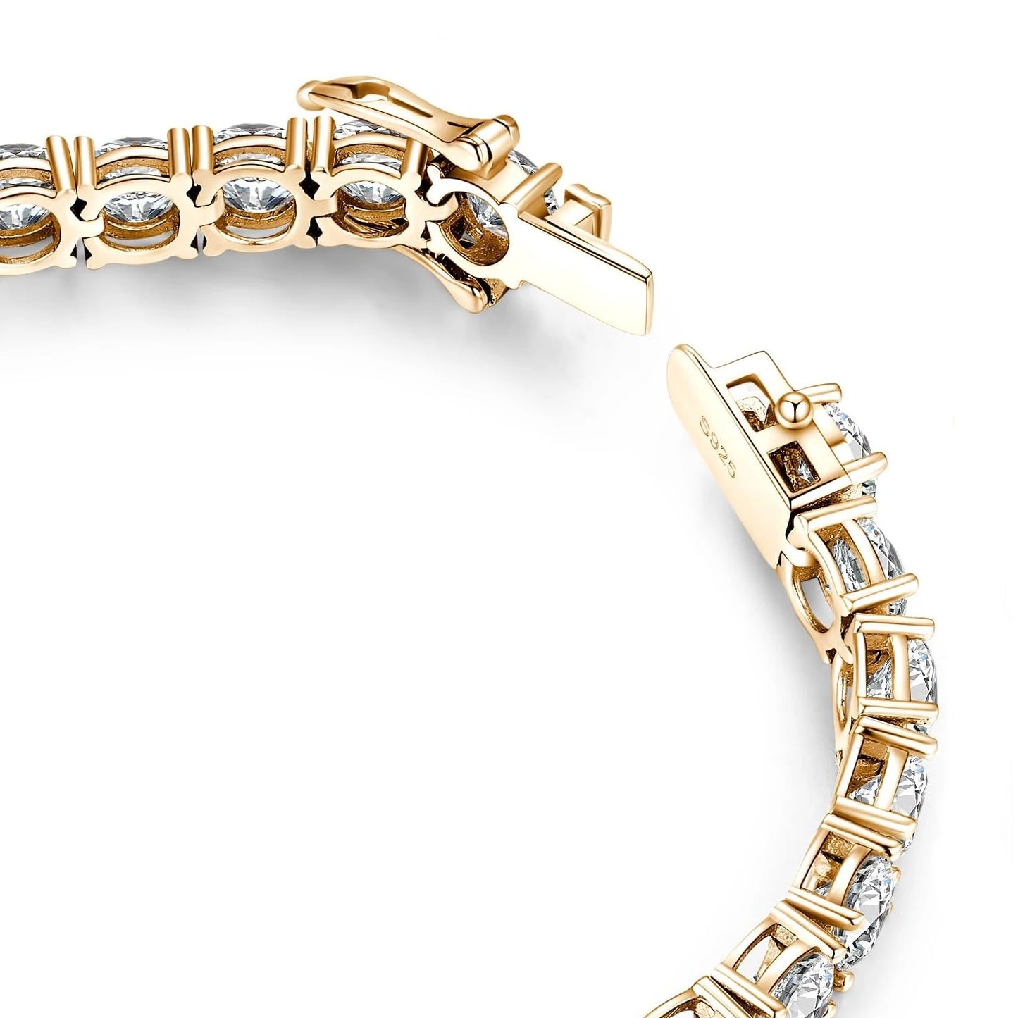 Luxury 4MM Tennis Bracelet for Women Men Full Moissnaite Laboratory Diamond S925 Silver Wedding Jewelry with Certificate