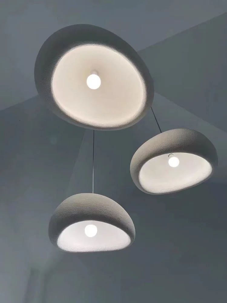 Nordic Wabi Sabi Pendant Light Modern LED Ceiling Chandelier Light for Living Room Dining Bedroom Bar Home Decor Hanghing Lamp